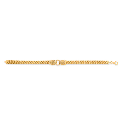 Valor Lock Gold Men's Bracelet for Men