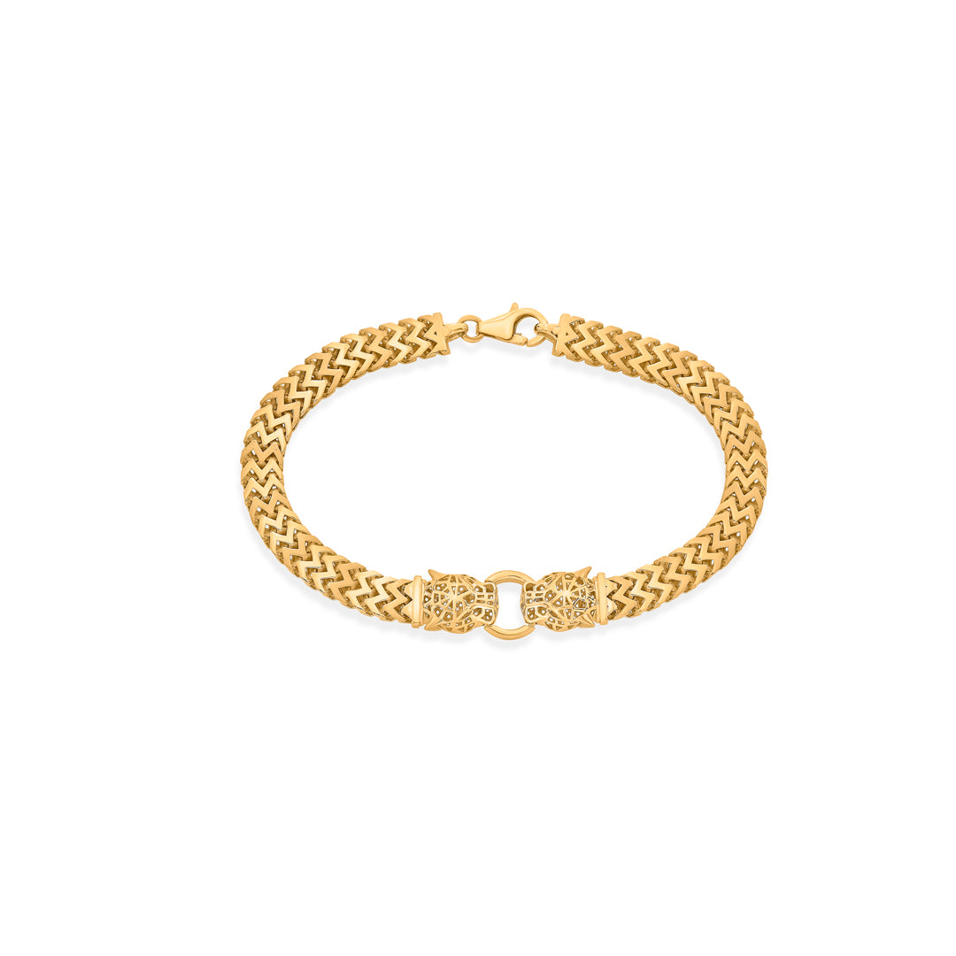 Valor Lock Gold Men's Bracelet for Men