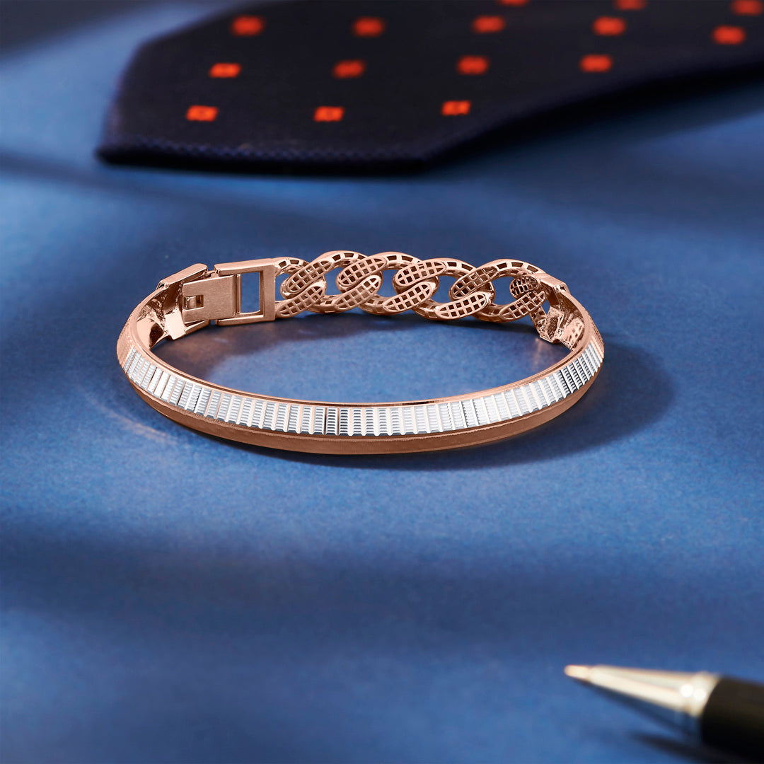Crimson Forge Gold Men's Bracelet for Men