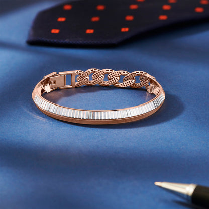 Crimson Forge Gold Men's Bracelet for Men