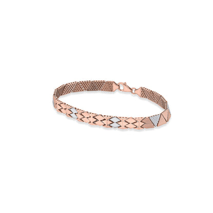 Twin Axis Gold Men's Bracelet for Men