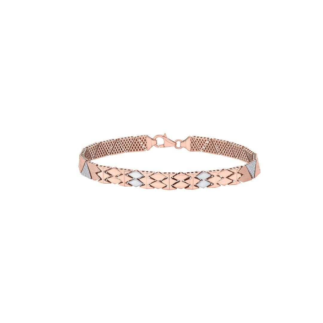 Twin Axis Gold Men's Bracelet for Men