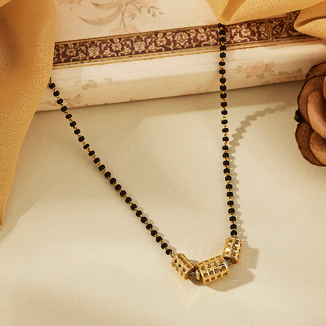 Luxe Link Gold Modern Mangalsutra for Women