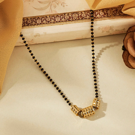 Luxe Link Gold Modern Mangalsutra for Women
