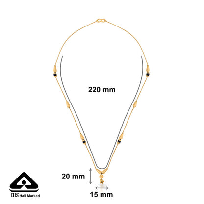 Sacred Glow Gold Modern Mangalsutra for Women