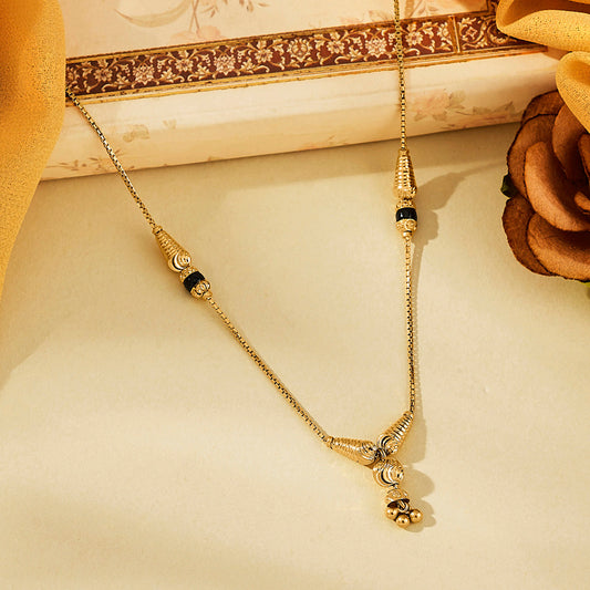 Sacred Glow Gold Modern Mangalsutra for Women