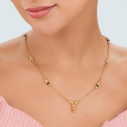 Sacred Glow Gold Modern Mangalsutra for Women