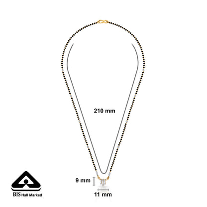 Mystic Flow Gold Modern Mangalsutra for Women