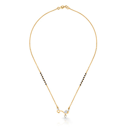 Heart Touch Gold Modern Mangalsutra for Women