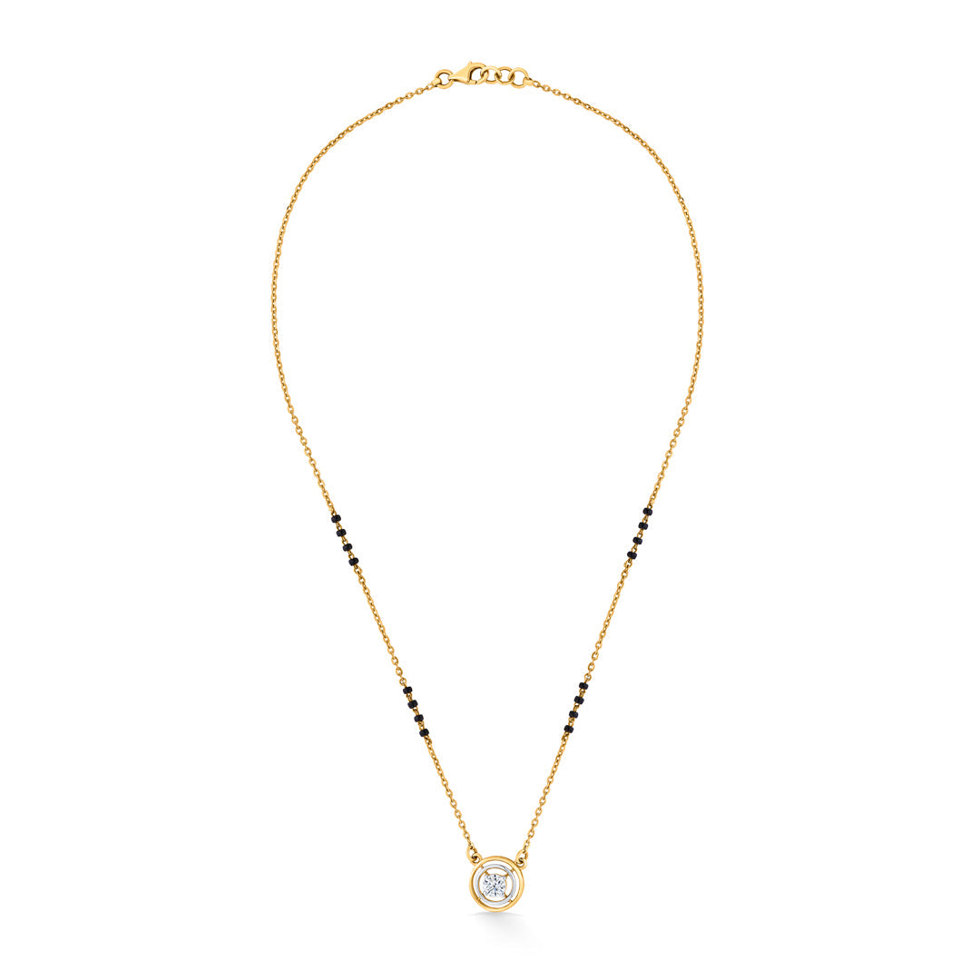 Divine Circle Gold Modern Mangalsutra for Women