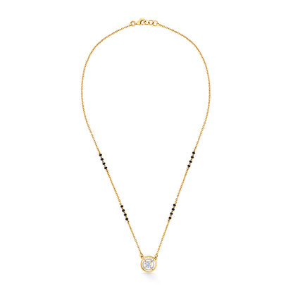 Divine Circle Gold Modern Mangalsutra for Women