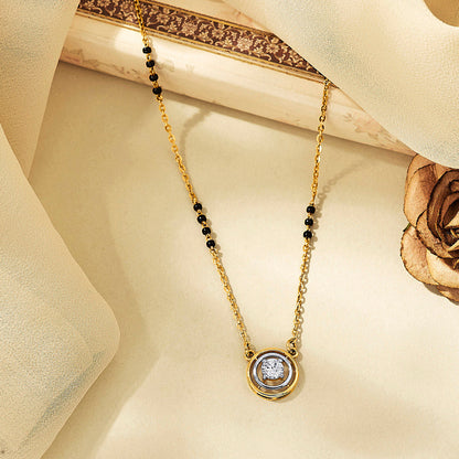 Divine Circle Gold Modern Mangalsutra for Women