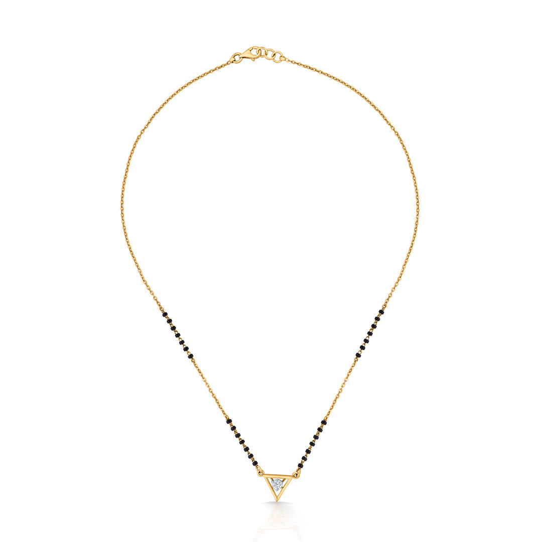 Viva Glow Gold Modern Mangalsutra for Women
