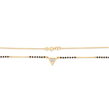 Viva Glow Gold Modern Mangalsutra for Women