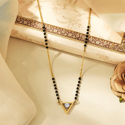 Viva Glow Gold Modern Mangalsutra for Women