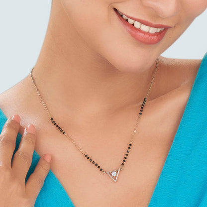 Viva Glow Gold Modern Mangalsutra for Women