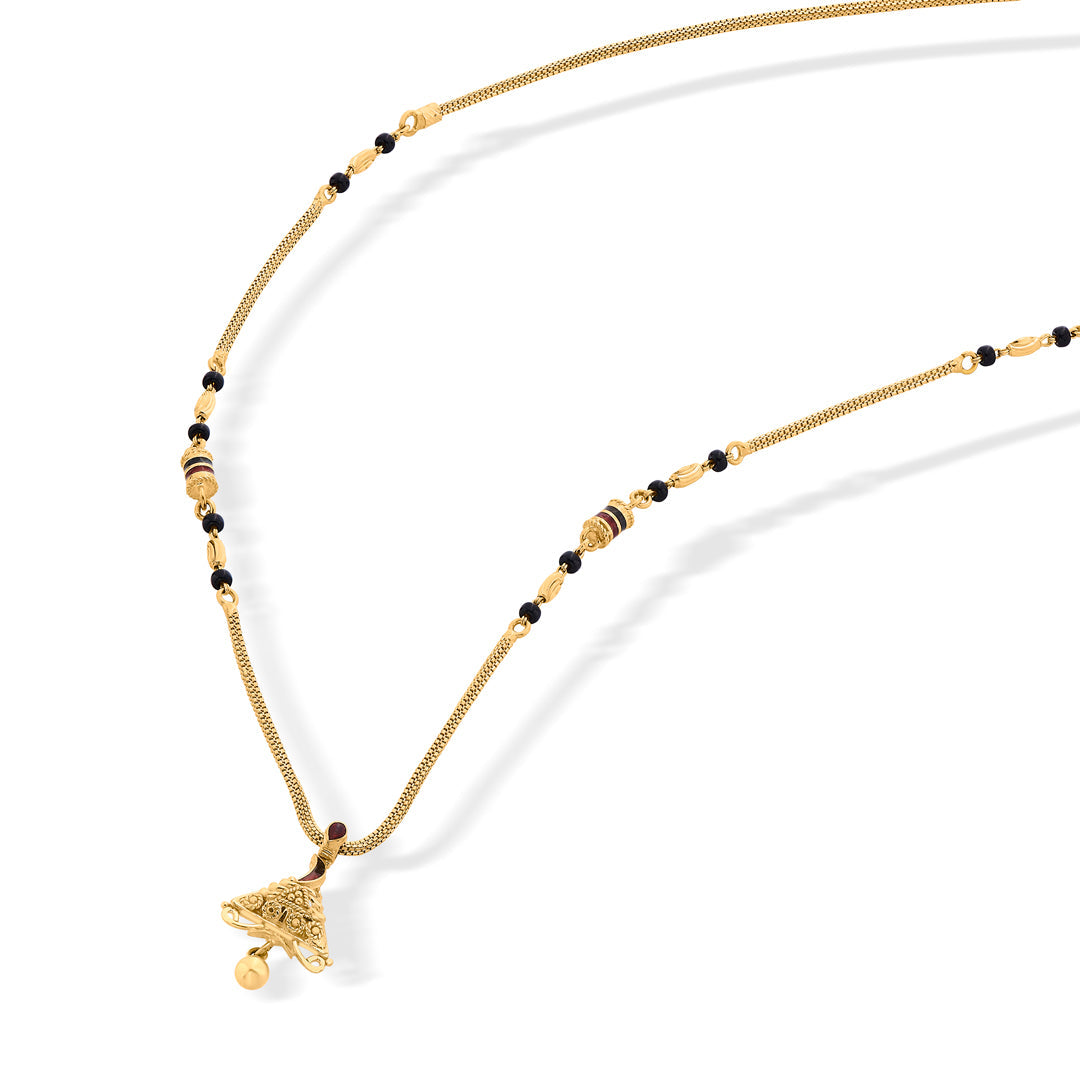 Calm Bond Gold Modern Mangalsutra for Women