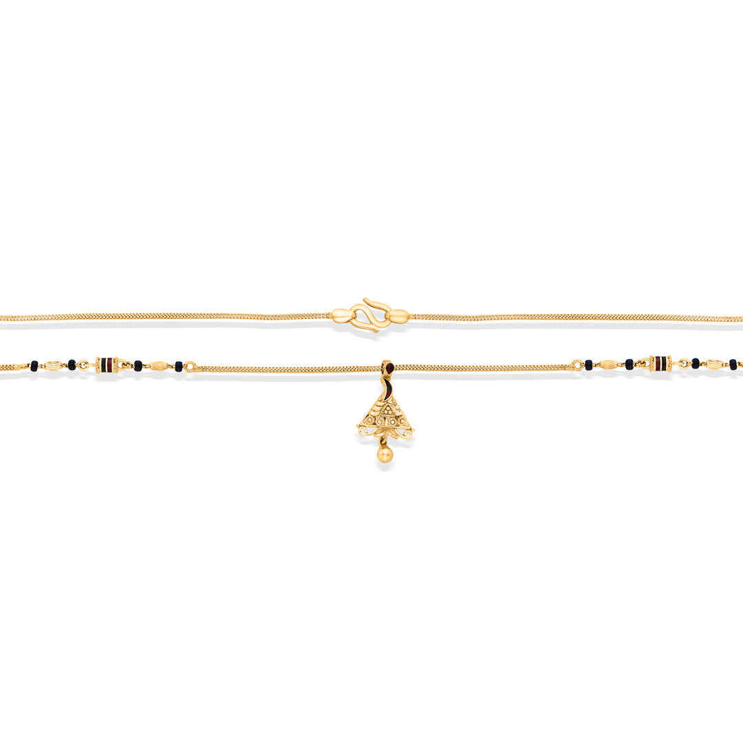 Calm Bond Gold Modern Mangalsutra for Women