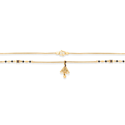 Calm Bond Gold Modern Mangalsutra for Women
