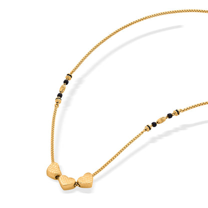 Triple Forever Gold Modern Mangalsutra for Women