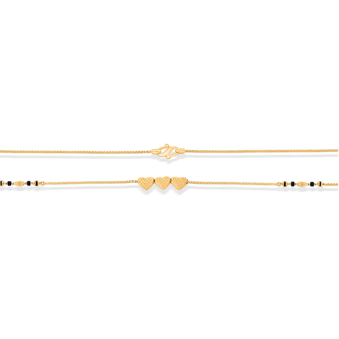 Triple Forever Gold Modern Mangalsutra for Women