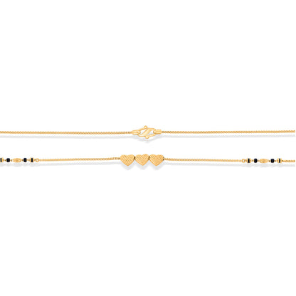 Triple Forever Gold Modern Mangalsutra for Women