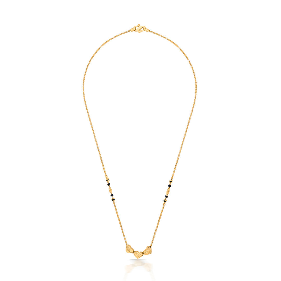 Triple Forever Gold Modern Mangalsutra for Women