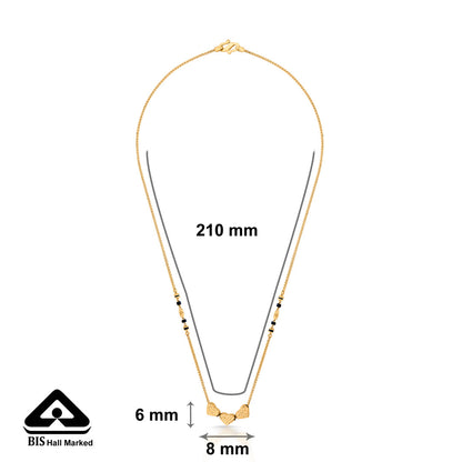 Triple Forever Gold Modern Mangalsutra for Women