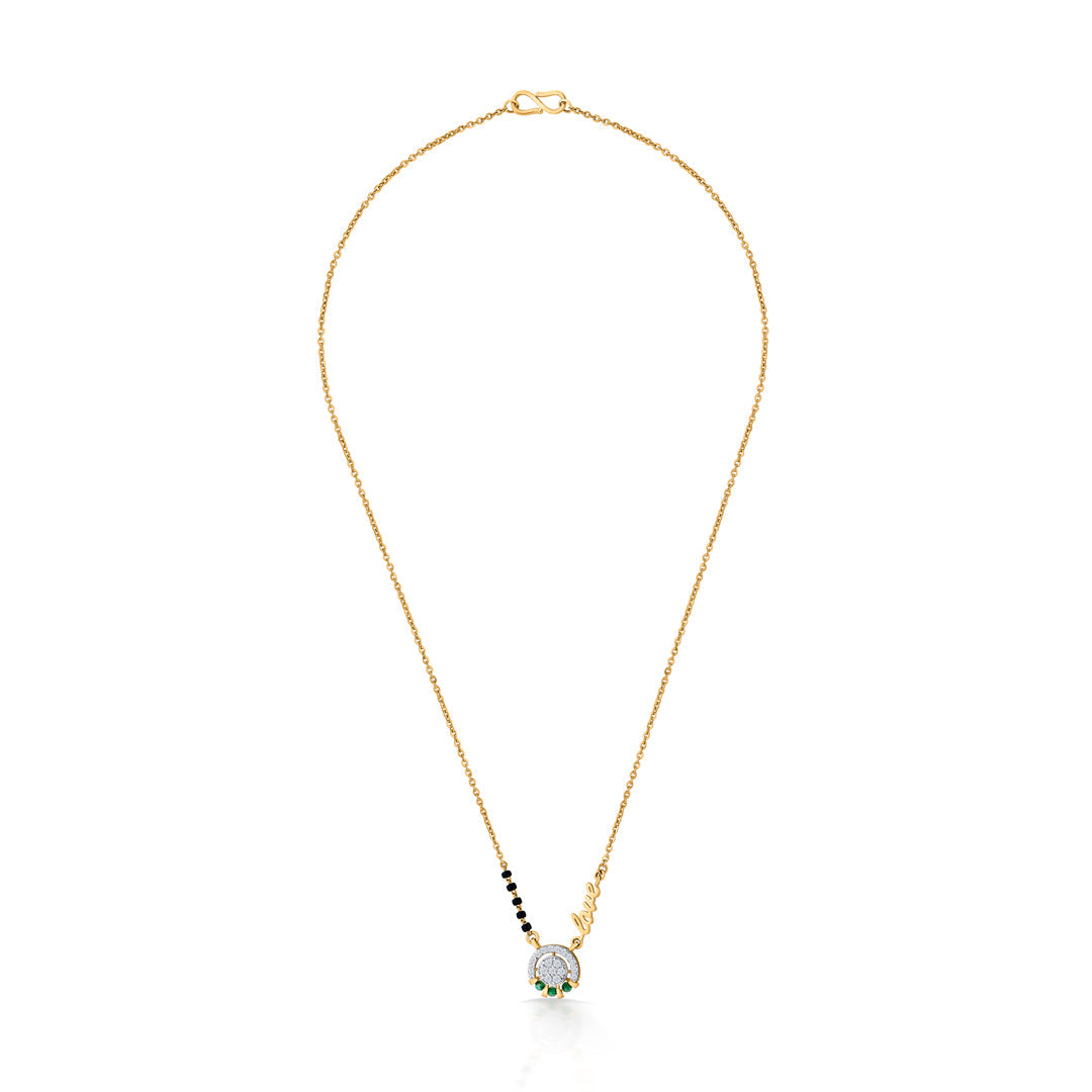Harmony Halo Gold Modern Mangalsutra for Women