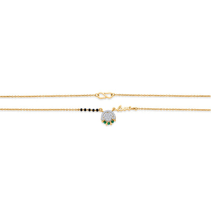 Harmony Halo Gold Modern Mangalsutra for Women