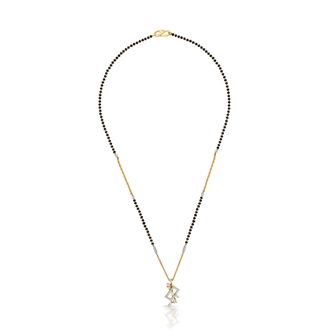 Grace Weave Gold Modern Mangalsutra for Women