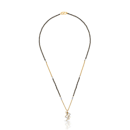 Grace Weave Gold Modern Mangalsutra for Women