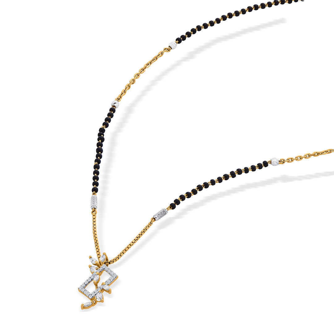 Grace Weave Gold Modern Mangalsutra for Women