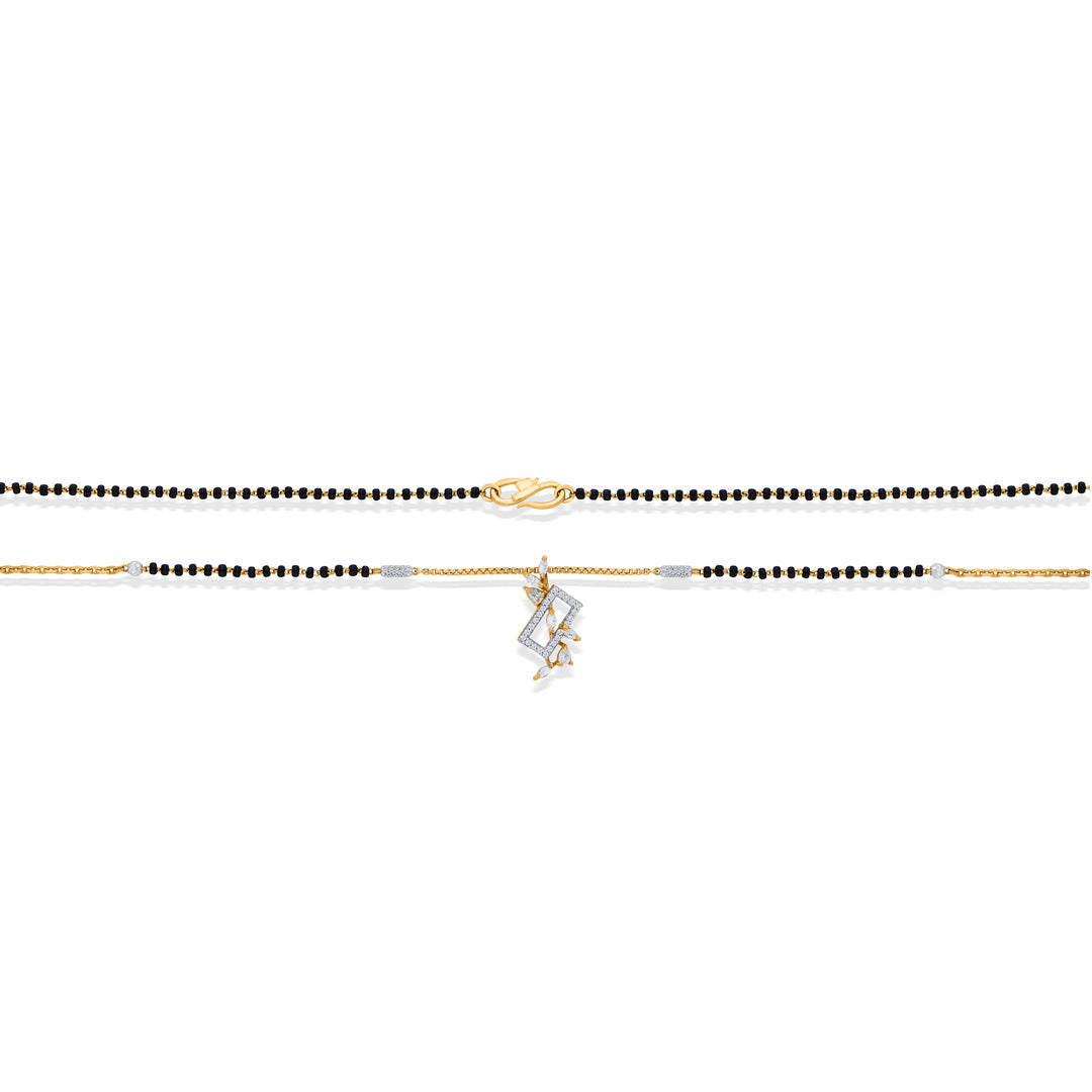 Grace Weave Gold Modern Mangalsutra for Women