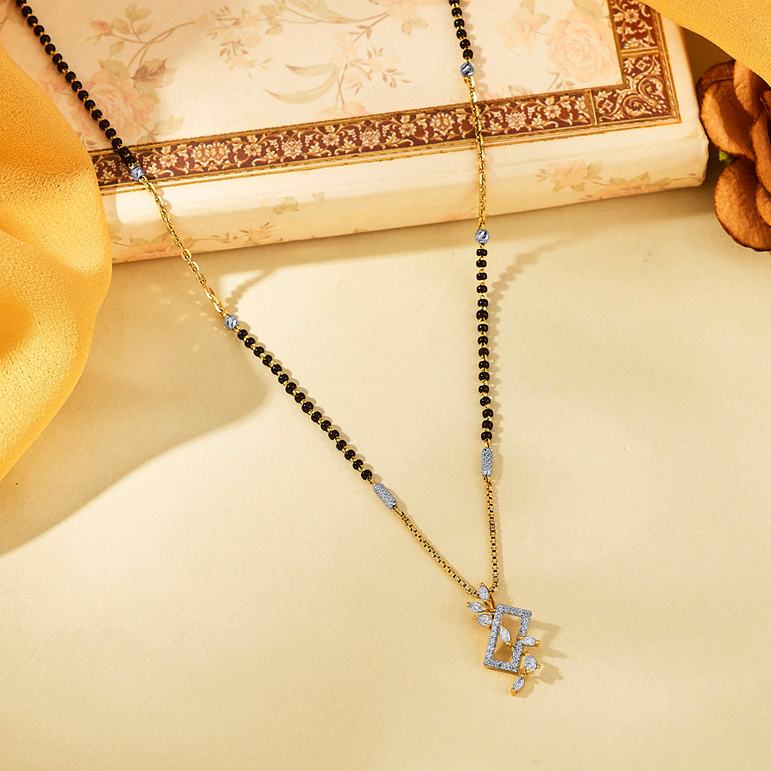 Grace Weave Gold Modern Mangalsutra for Women