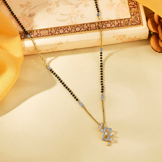 Grace Weave Gold Modern Mangalsutra for Women