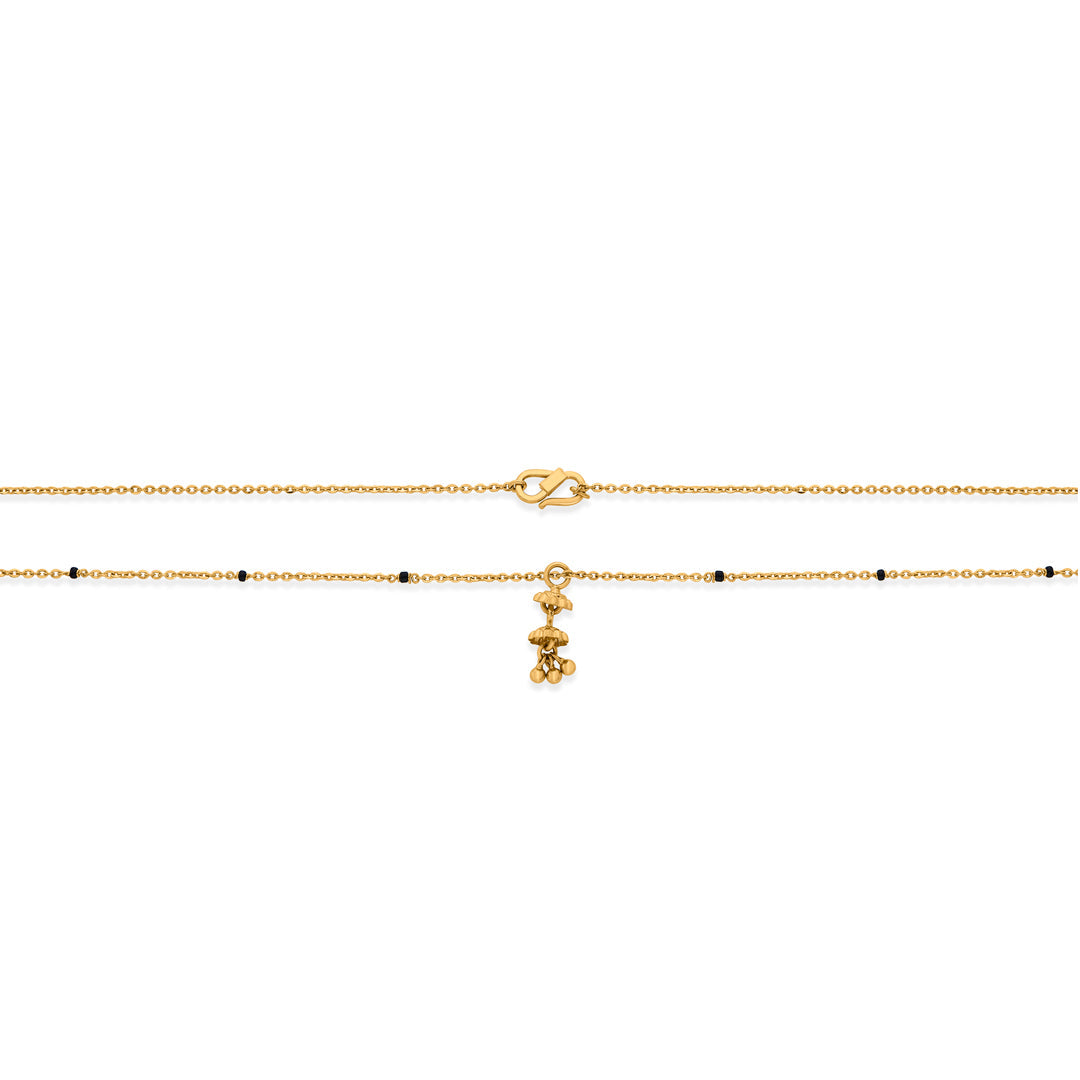 Divine Beads Gold Modern Mangalsutra for Women