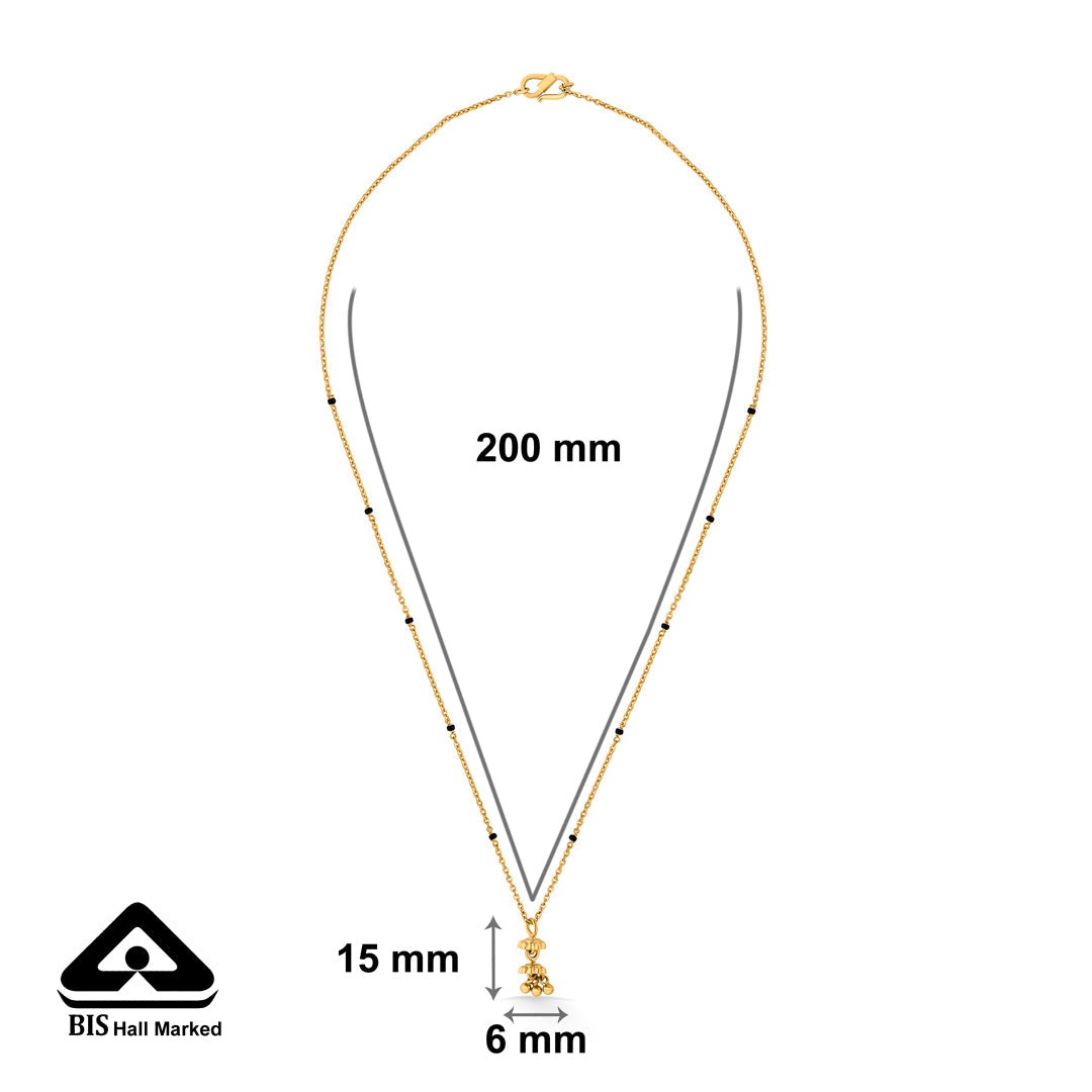 Divine Beads Gold Modern Mangalsutra for Women