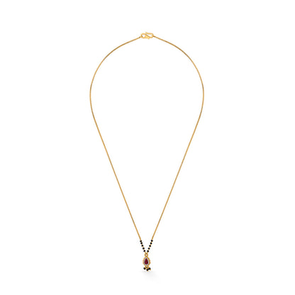 Ruby Grace Gold Modern Mangalsutra for Women