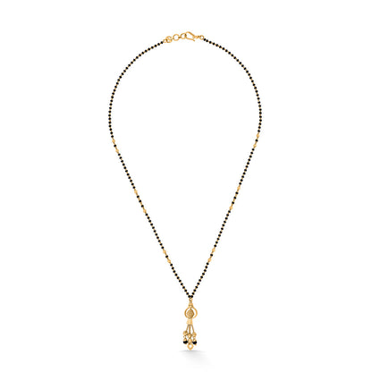 Beaded Glow Gold Modern Mangalsutra for Women