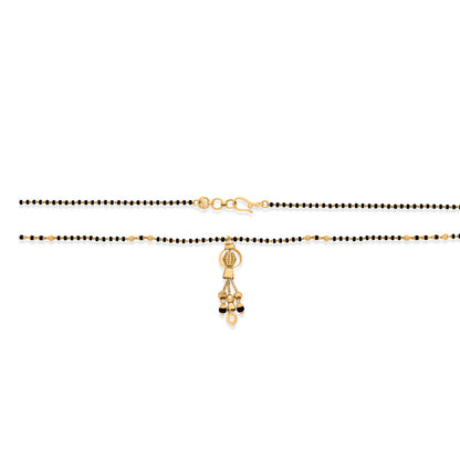 Beaded Glow Gold Modern Mangalsutra for Women