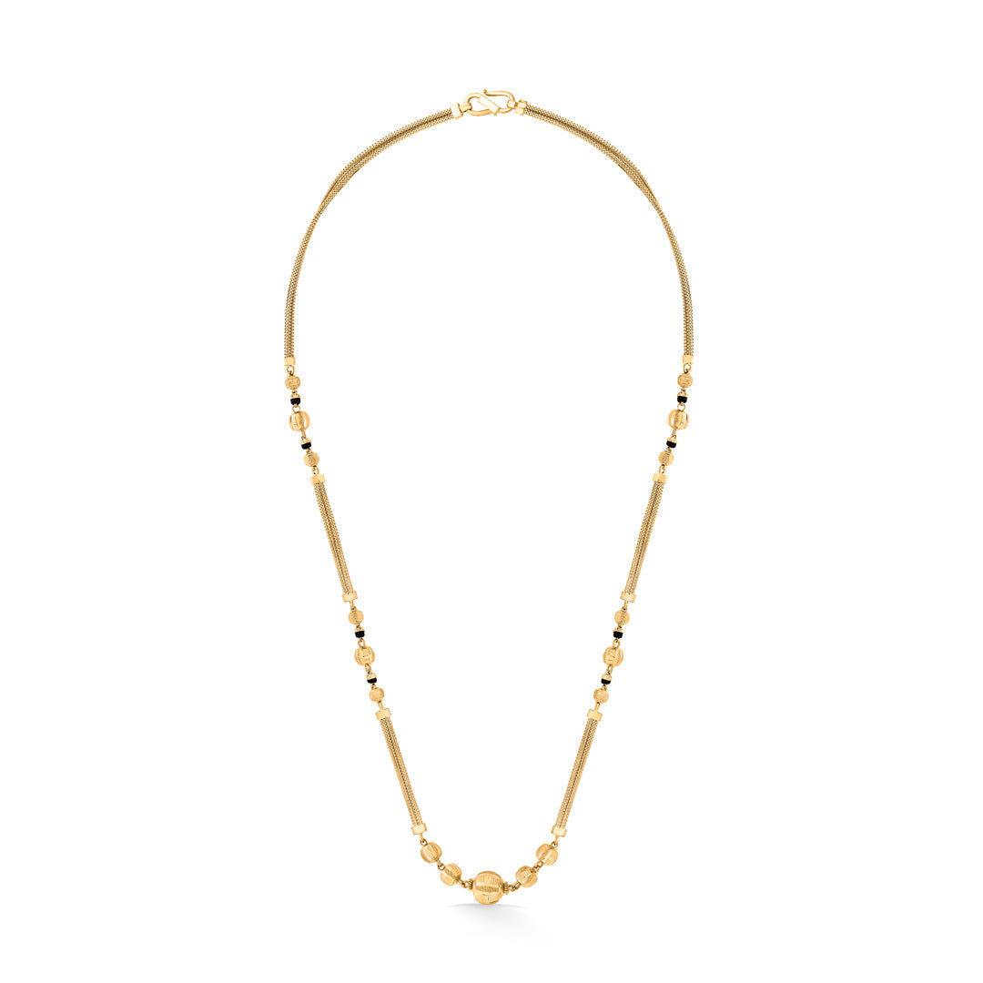 Modern Square Gold Modern Mangalsutra for Women