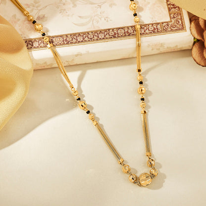 Modern Square Gold Modern Mangalsutra for Women