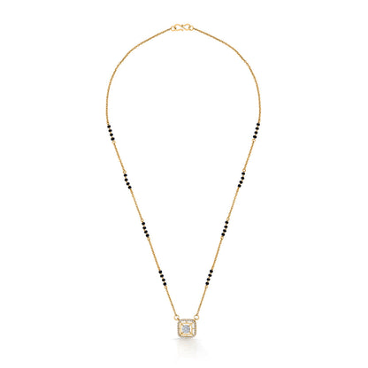 Leaf Whisper Gold Modern Mangalsutra for Women