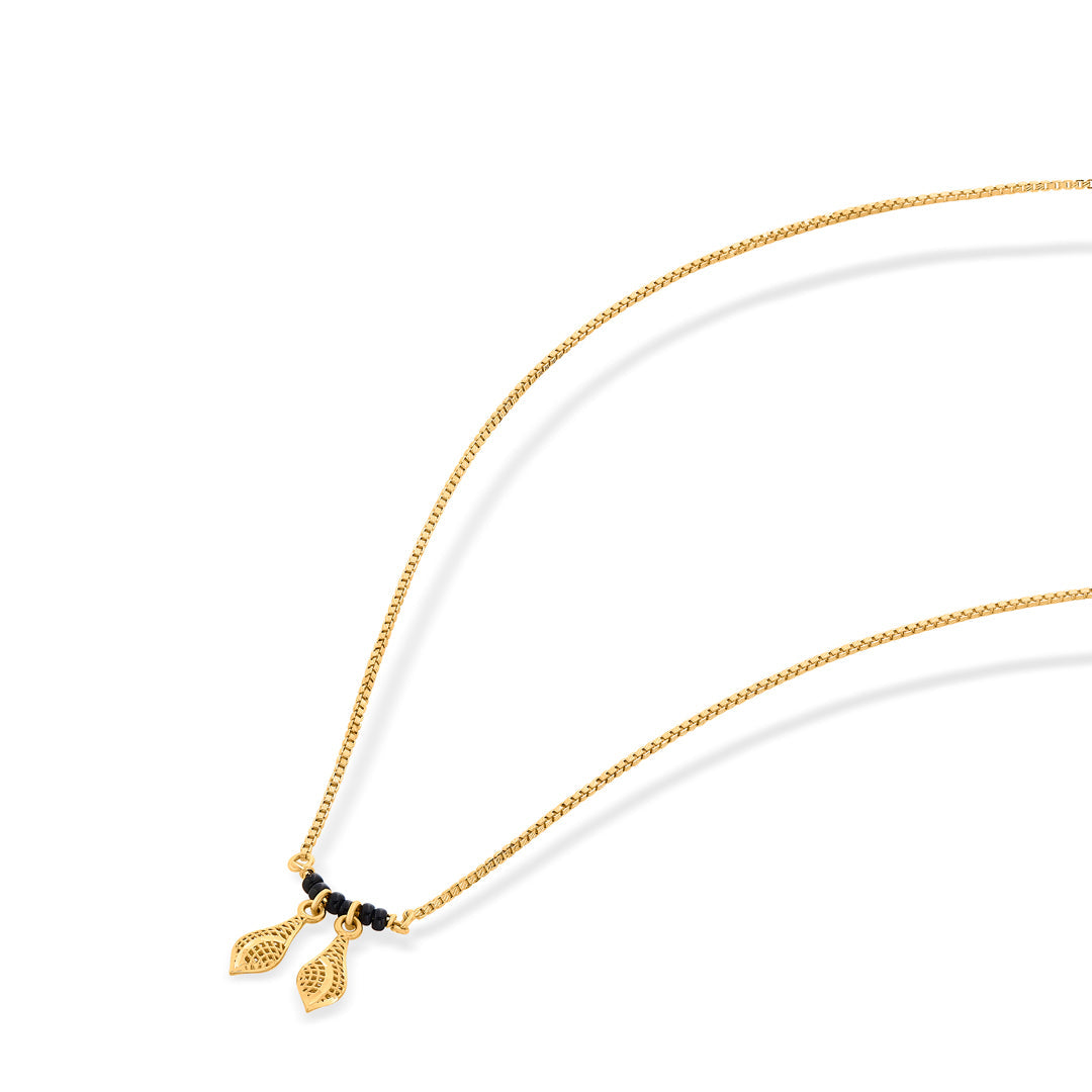 Aura Brilliance Gold Modern Mangalsutra for Women