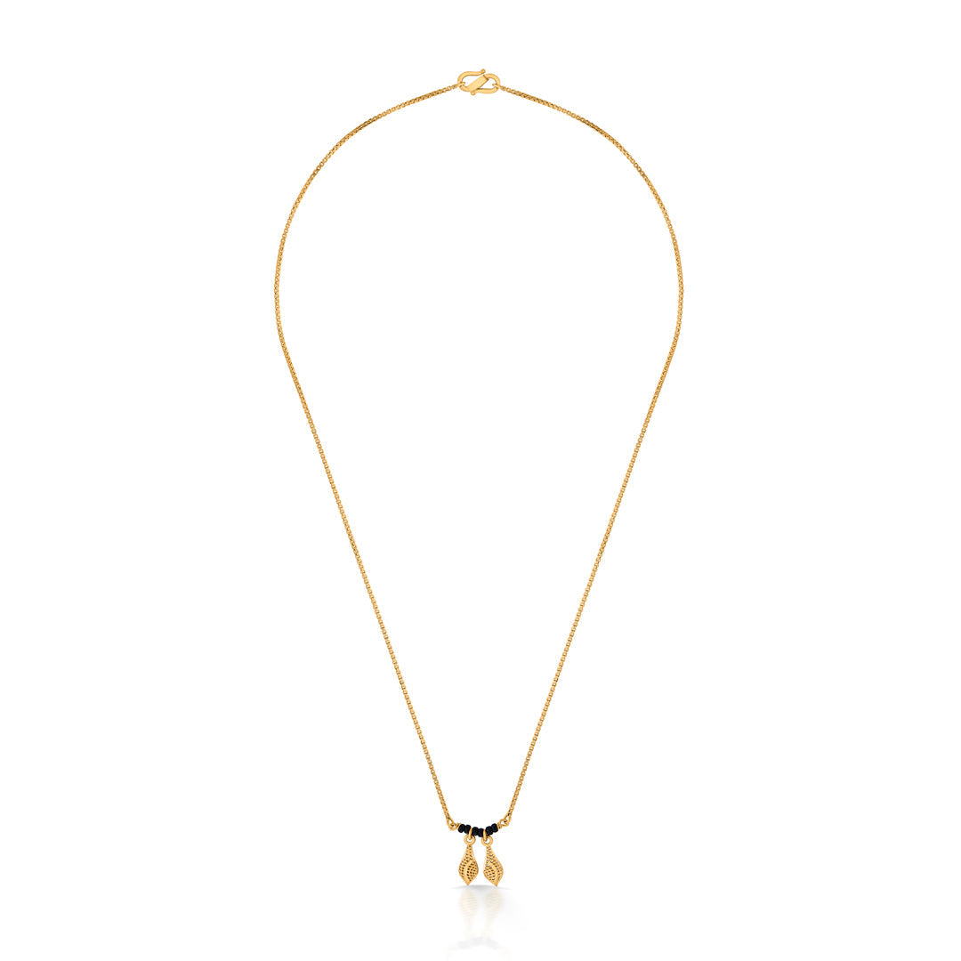 Aura Brilliance Gold Modern Mangalsutra for Women