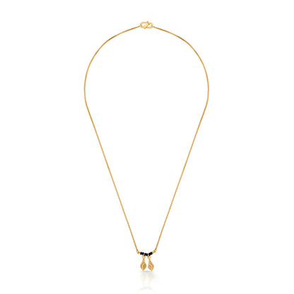 Aura Brilliance Gold Modern Mangalsutra for Women