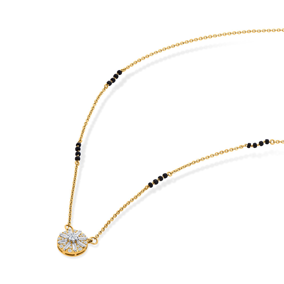 Ratna Aura Gold Modern Mangalsutra for Women