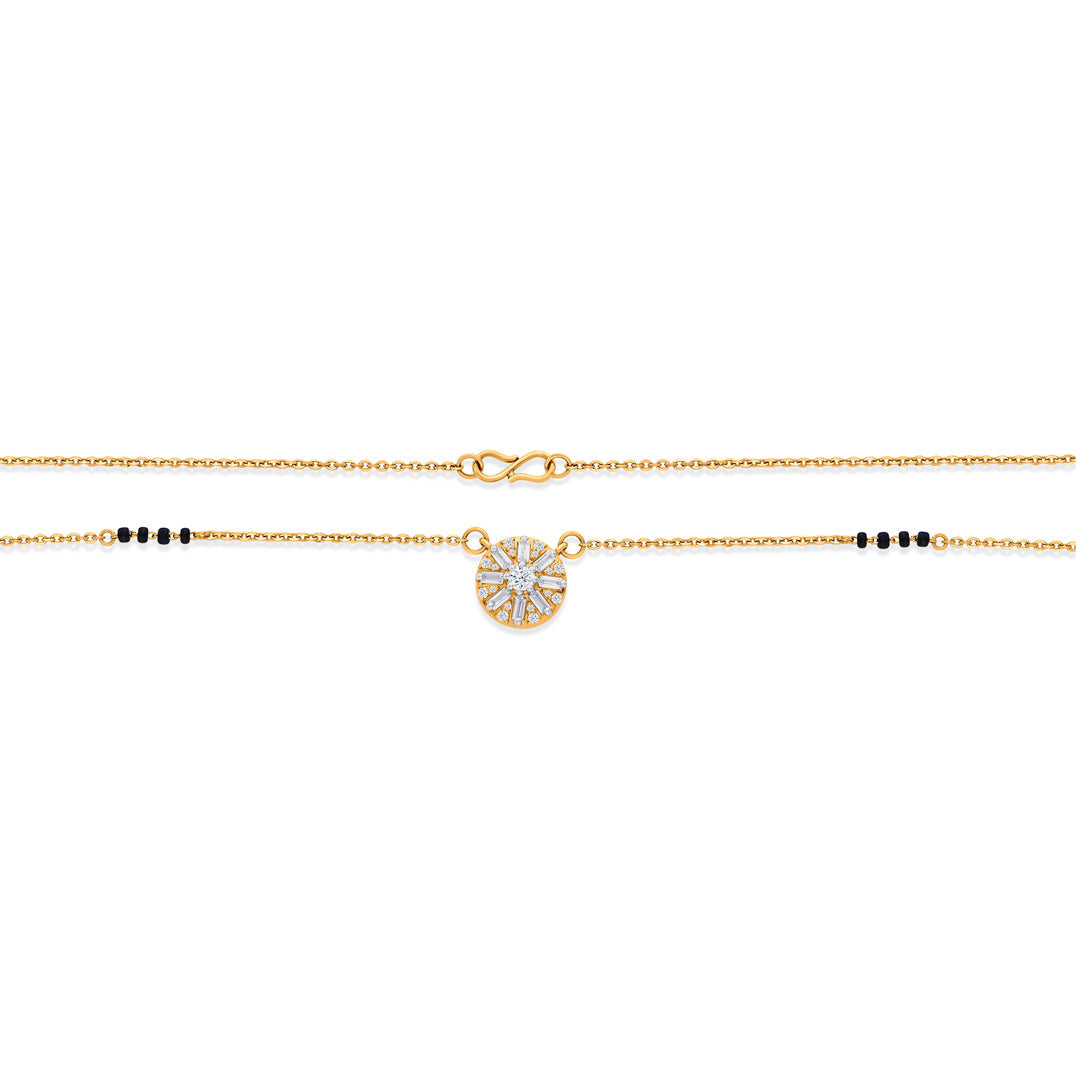 Ratna Aura Gold Modern Mangalsutra for Women