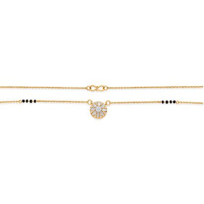 Ratna Aura Gold Modern Mangalsutra for Women